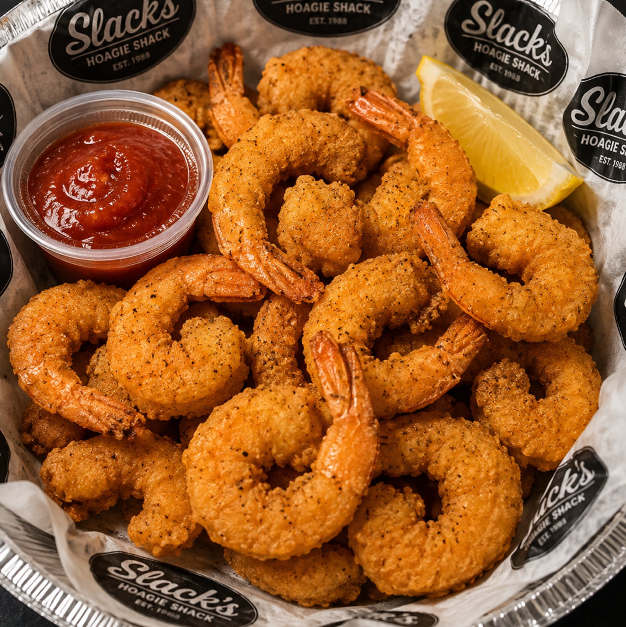Shrimp in a Basket