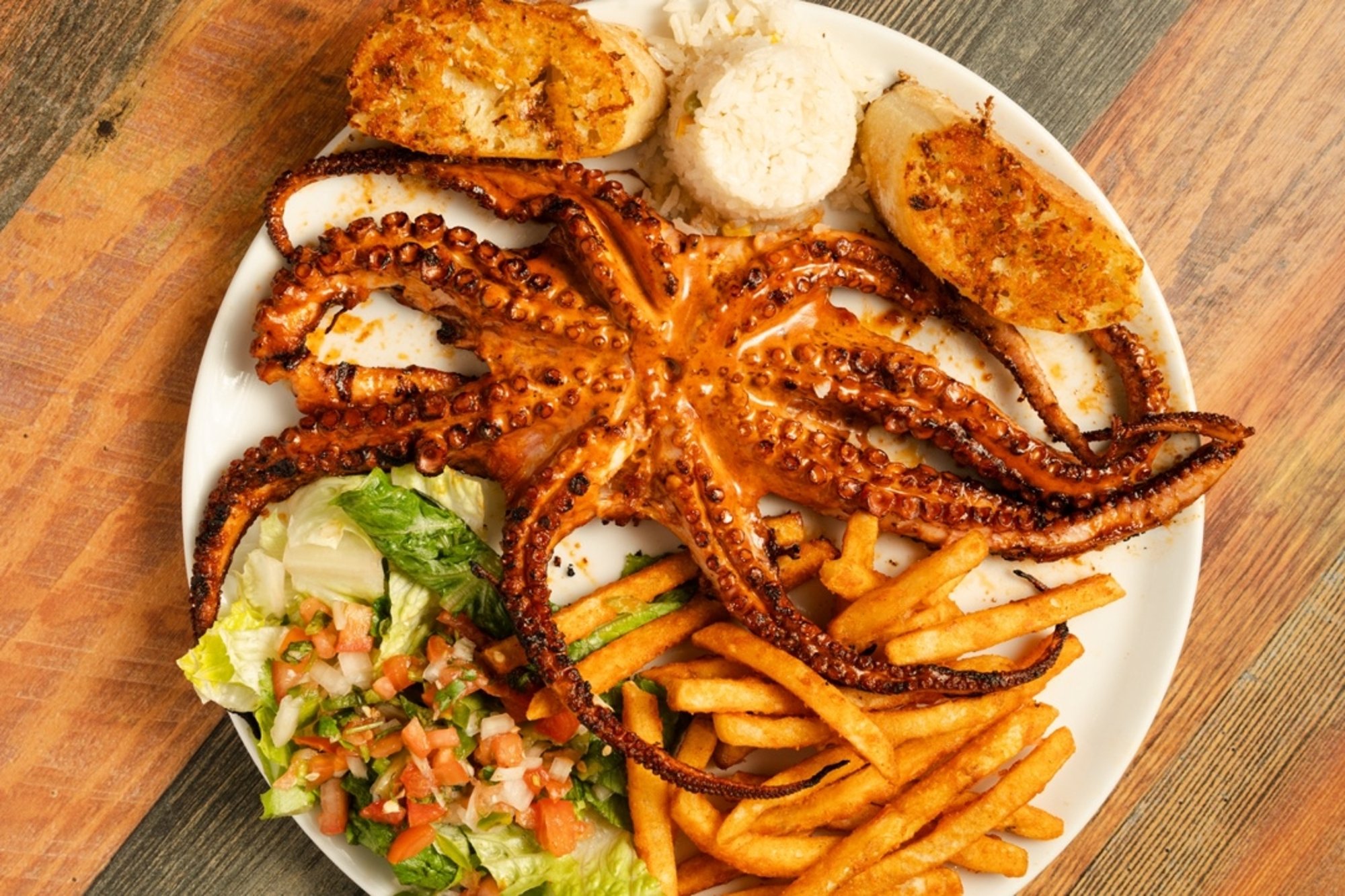 Pulpo Zarandeado