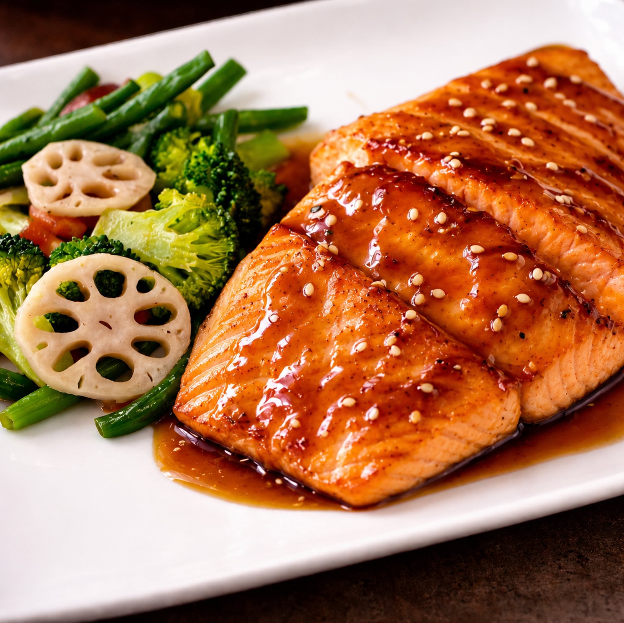 Salmon Teriyaki Lunch