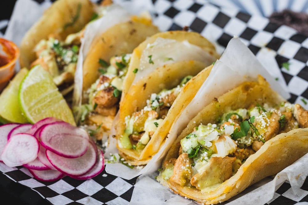 Cheesy Street Tacos