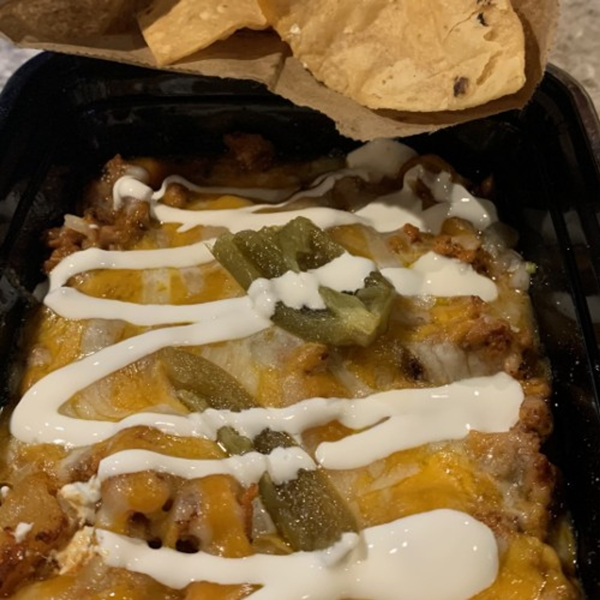 NACHOS WITH EVERYTHING