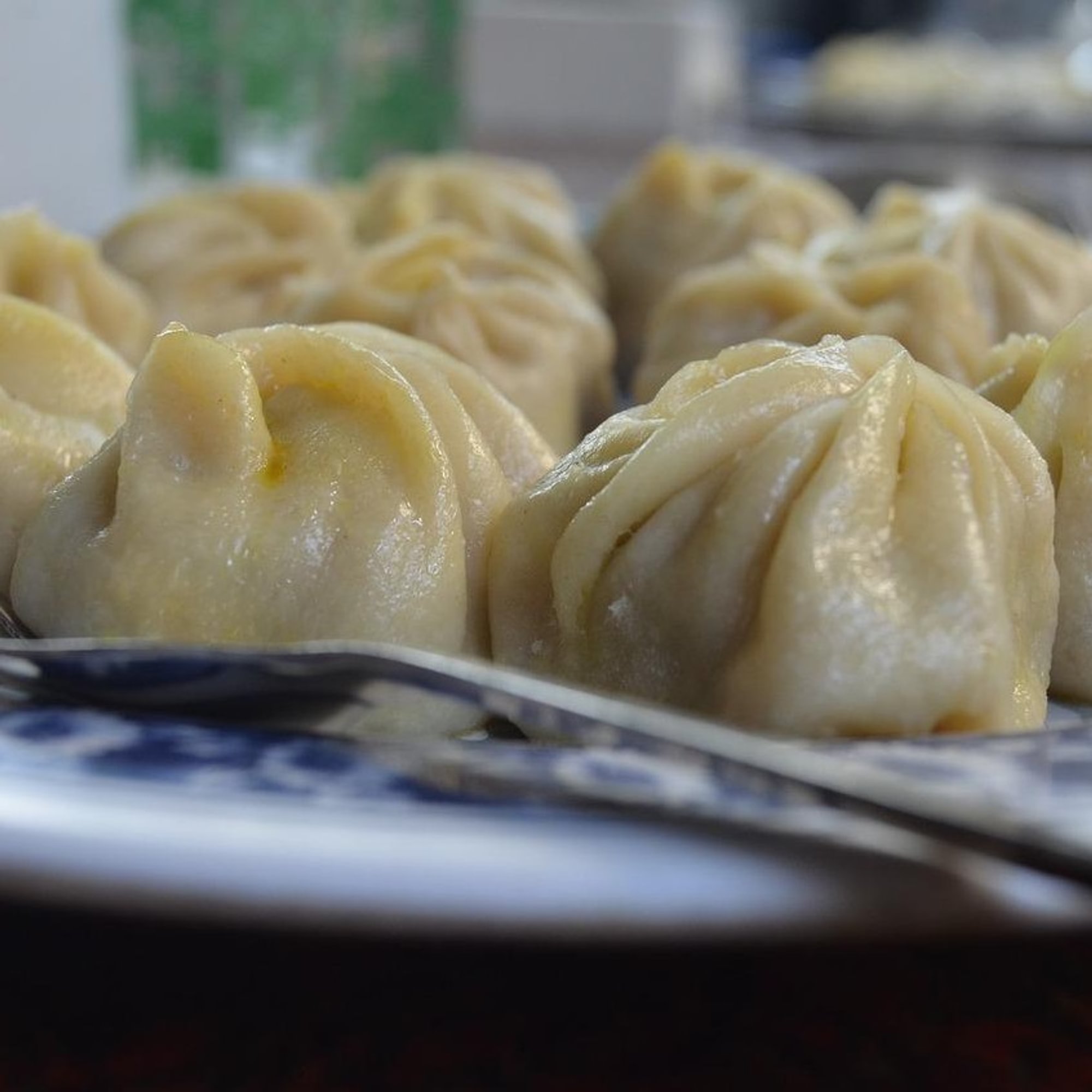 Chicken jhol (soup) momo