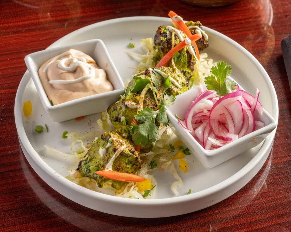 Hariyali Chicken Tikka Kebab