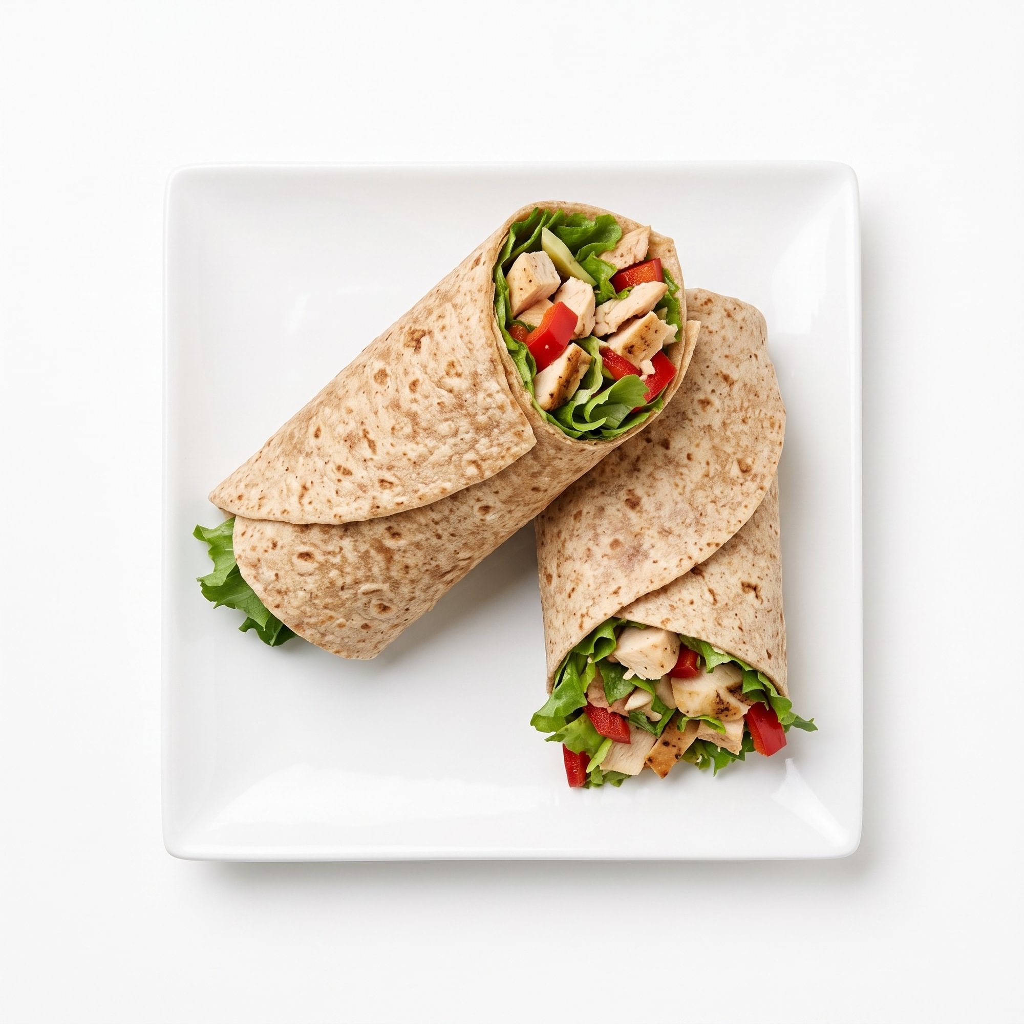 Grilled Chicken Peppers Wrap