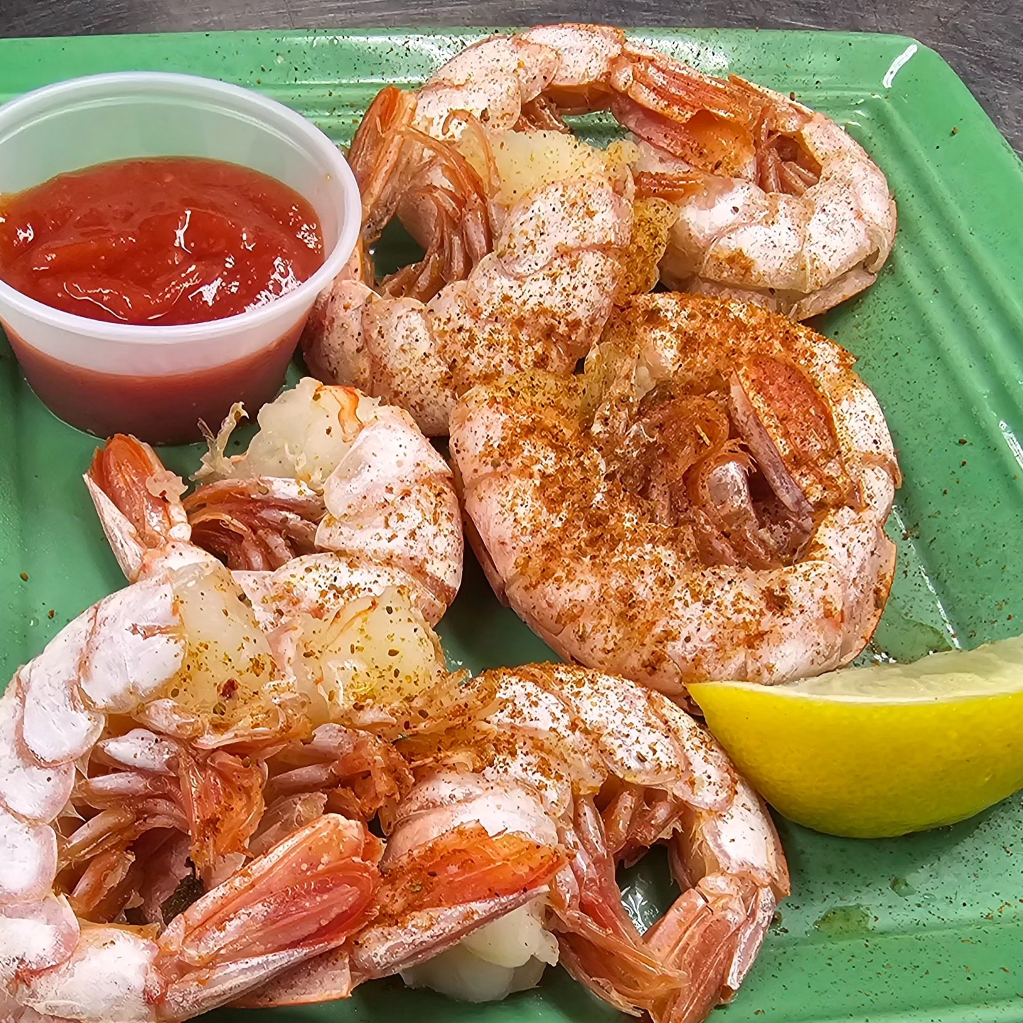 Steamed Jumbo Shrimp