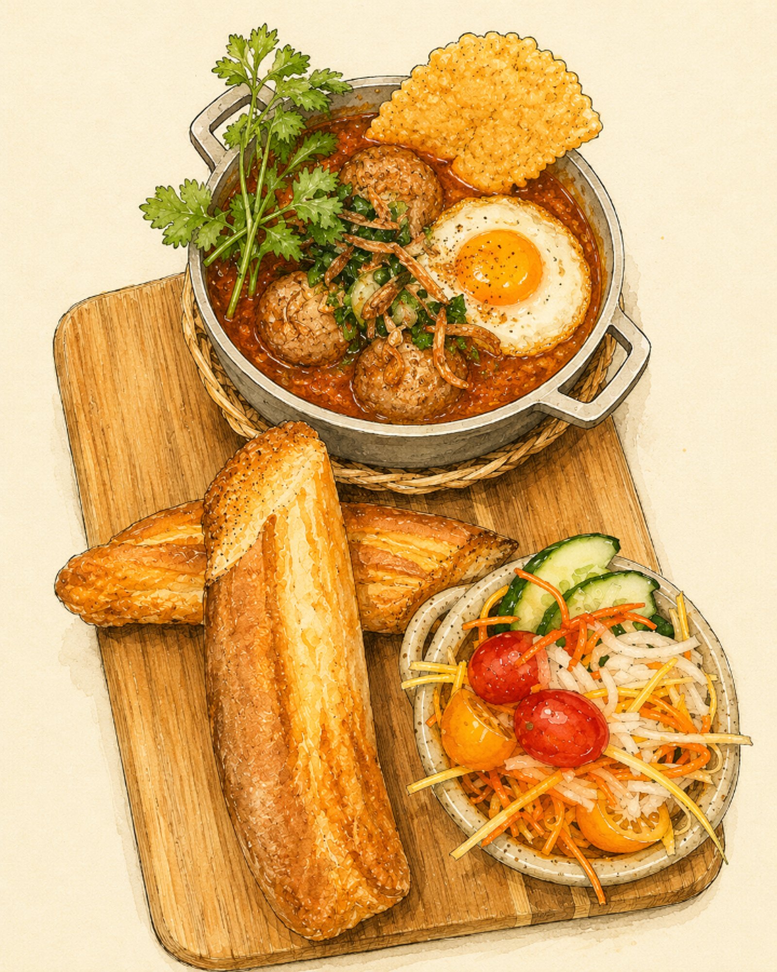 BANH MÌ XIU MAI DELUXE