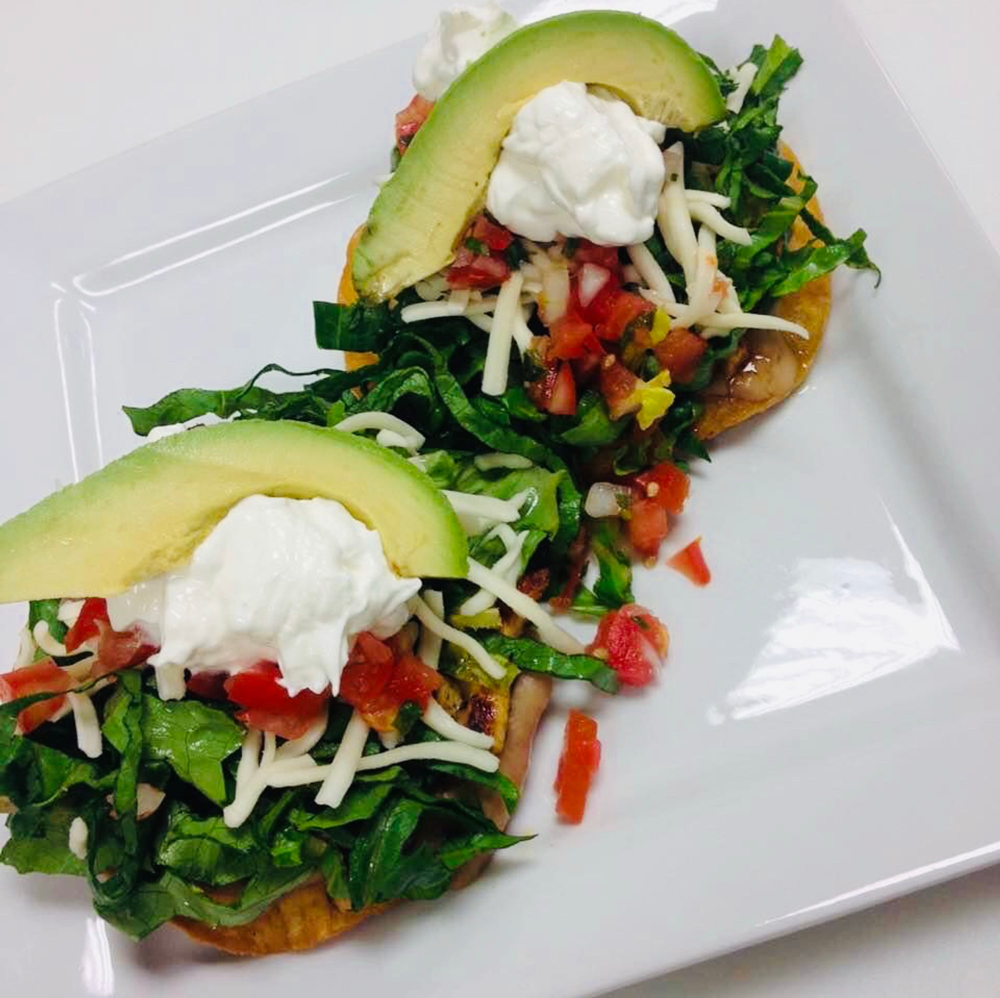 Chicken Tostadas