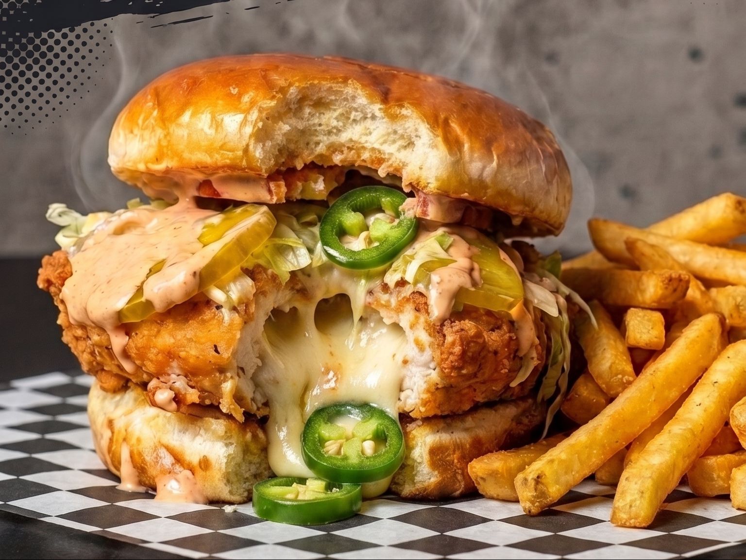Rodeo Stuffed Chicken Sandwich
