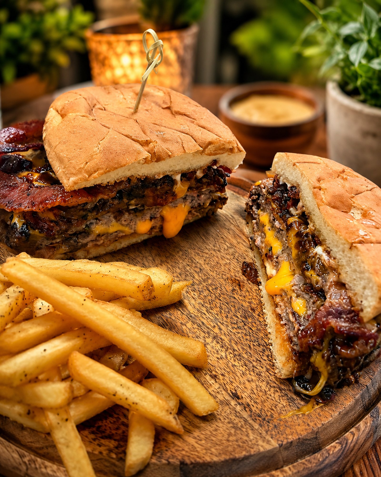 Hamburgers - The Bacon Smash Supreme