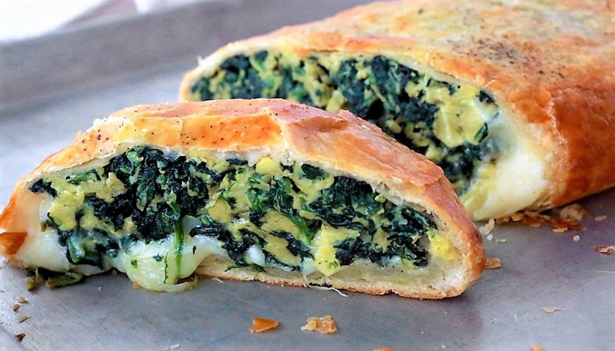 Spinach Stromboli