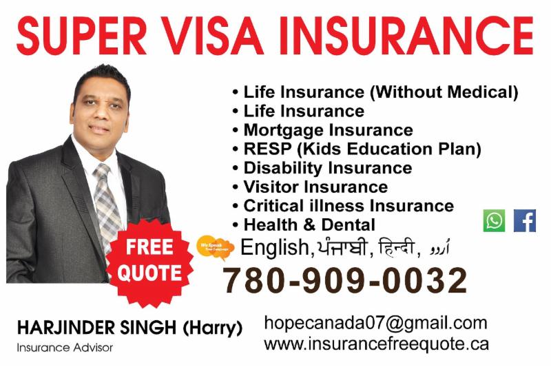 Super Visa Insurance, Edmonton AB Ourbis