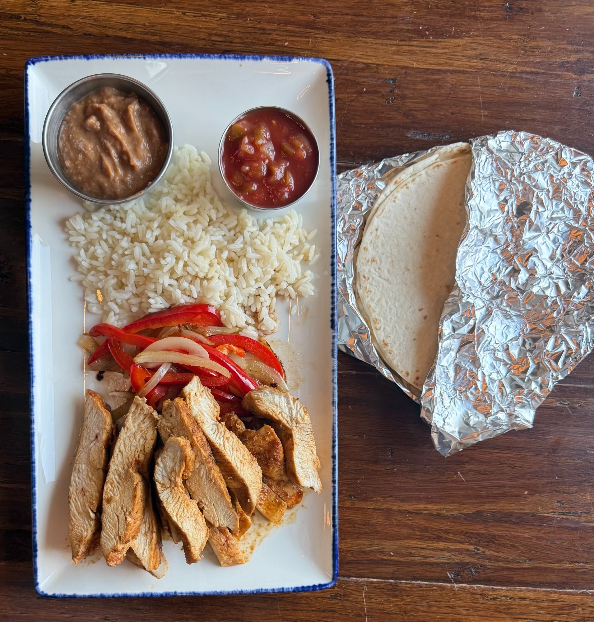 Chicken or Shrimp Fajitas