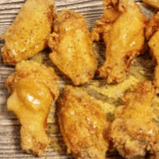 Wings 6 Pieces & Fries