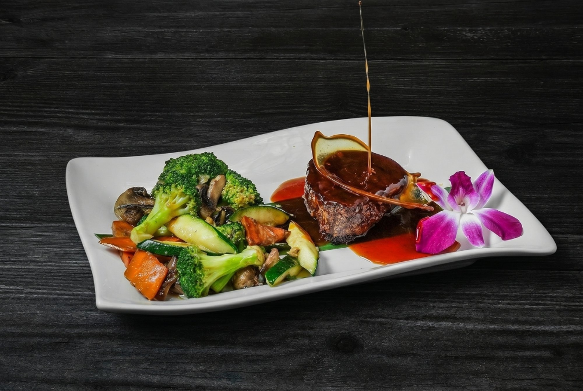 Steak teriyaki