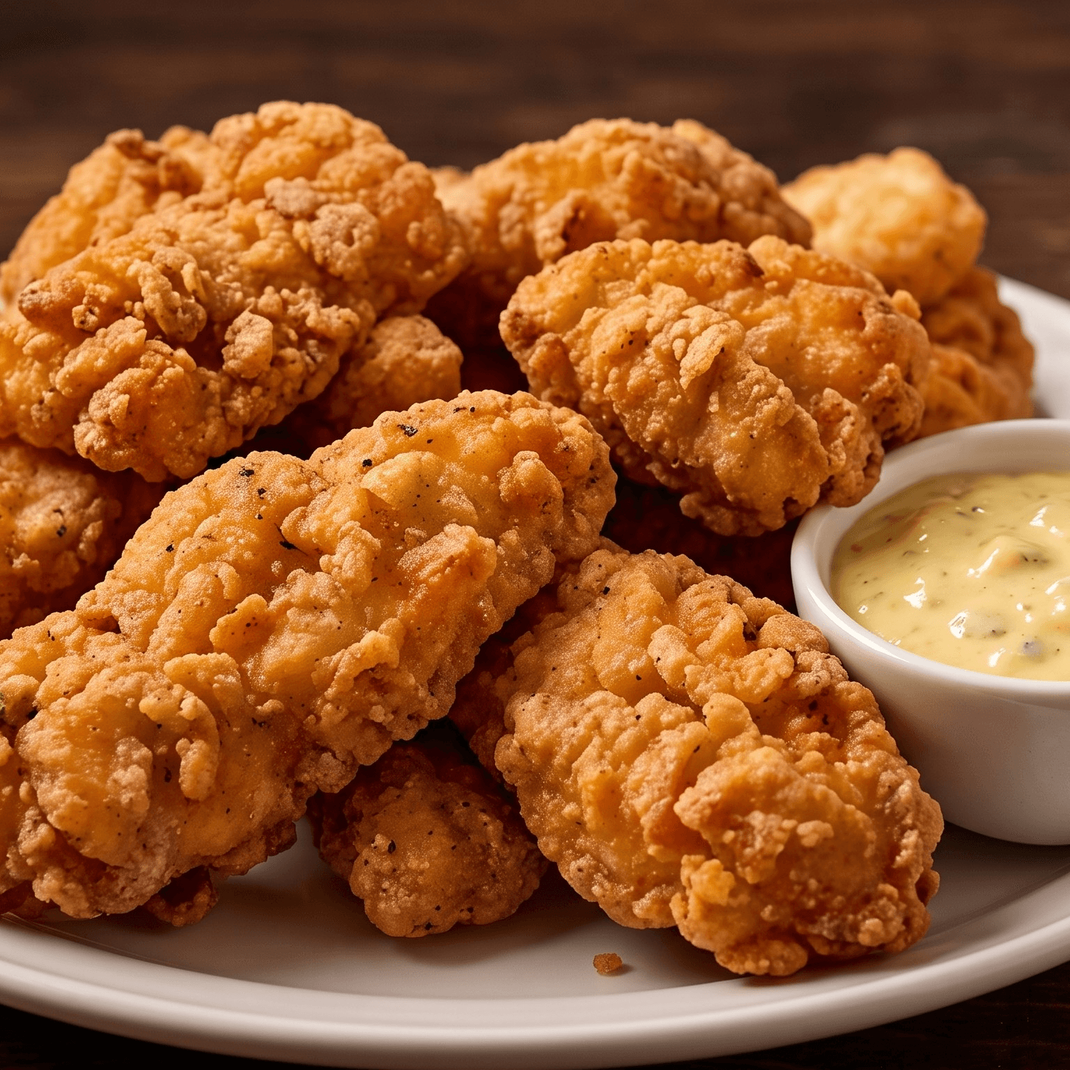 Spicy Chicken Strips with Fries