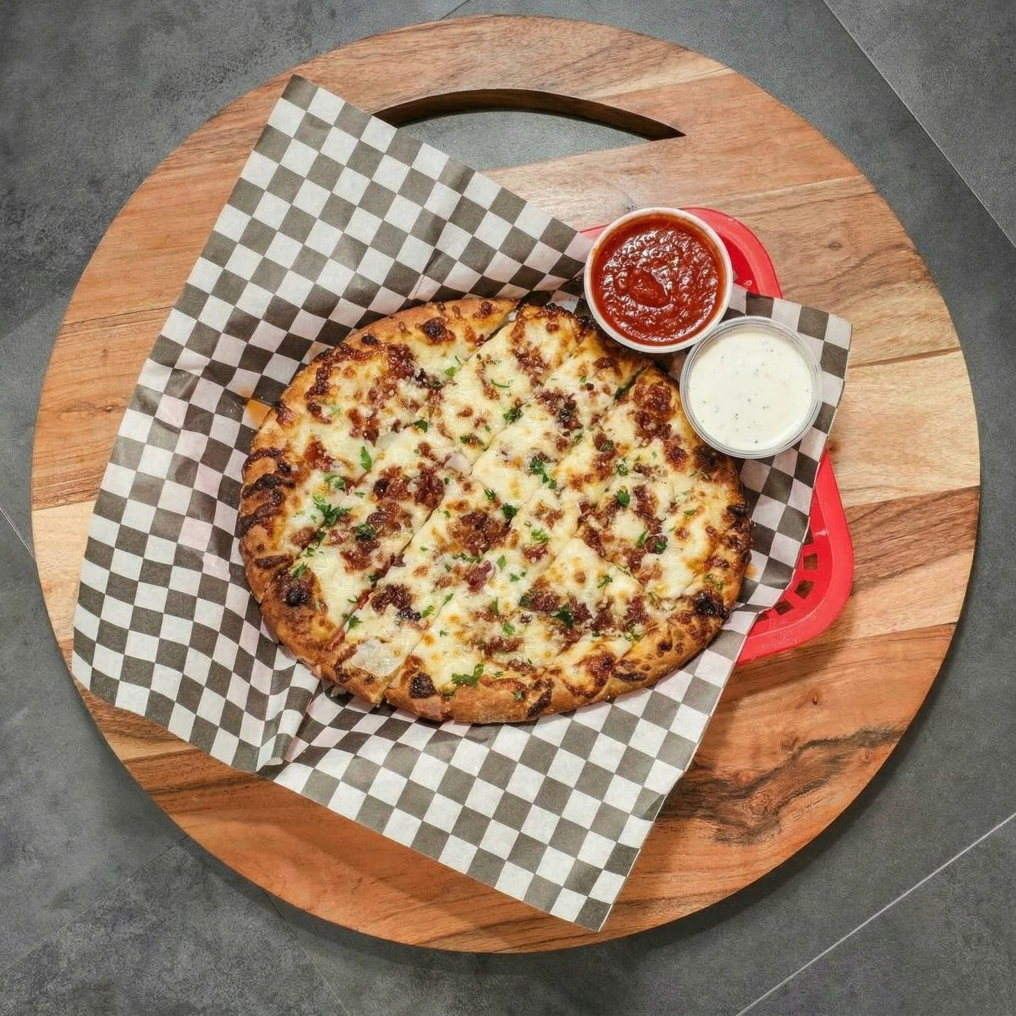 Cheesy Bacon Breadsticks