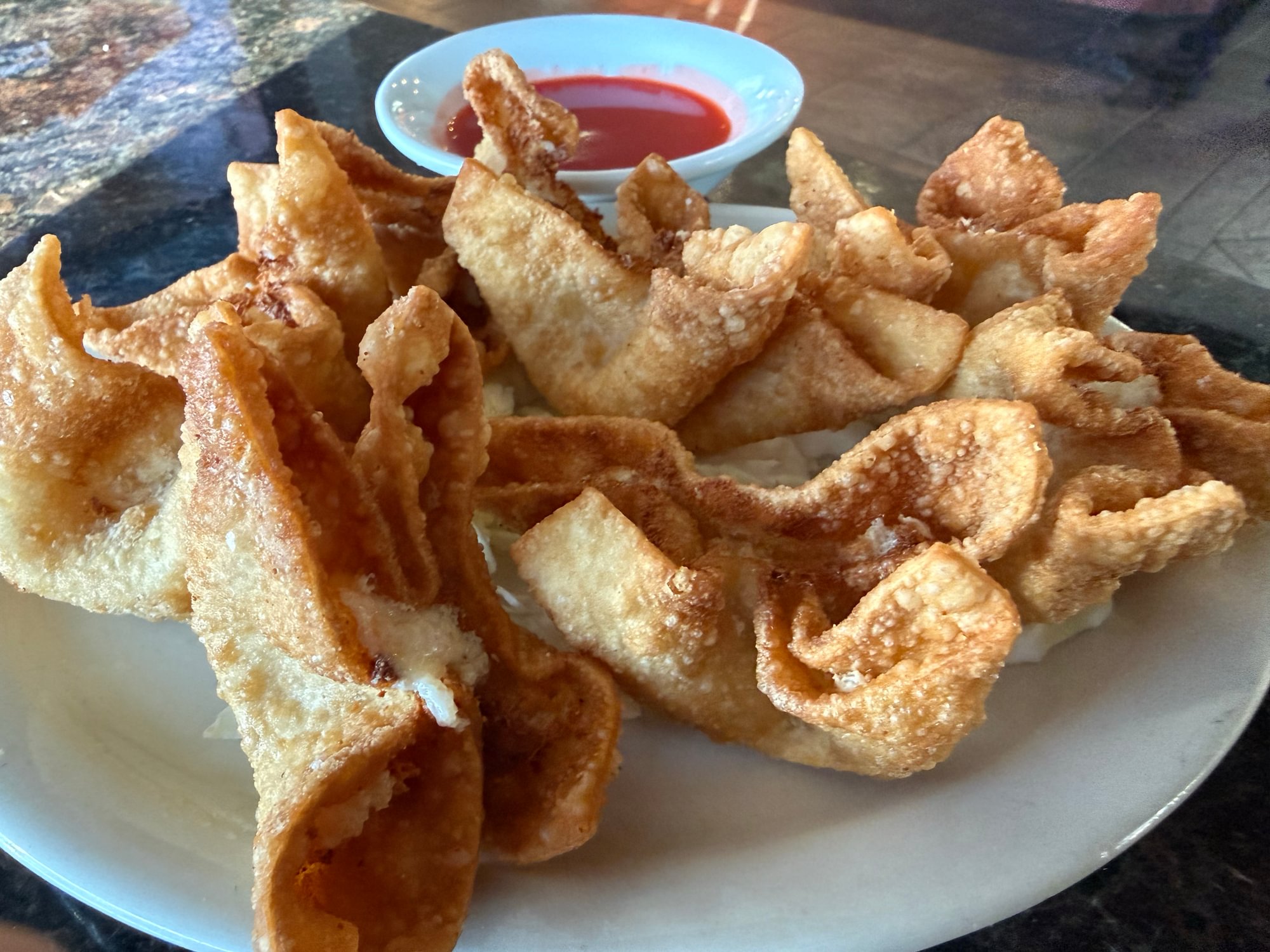 Fried Crab Cheese Wontons