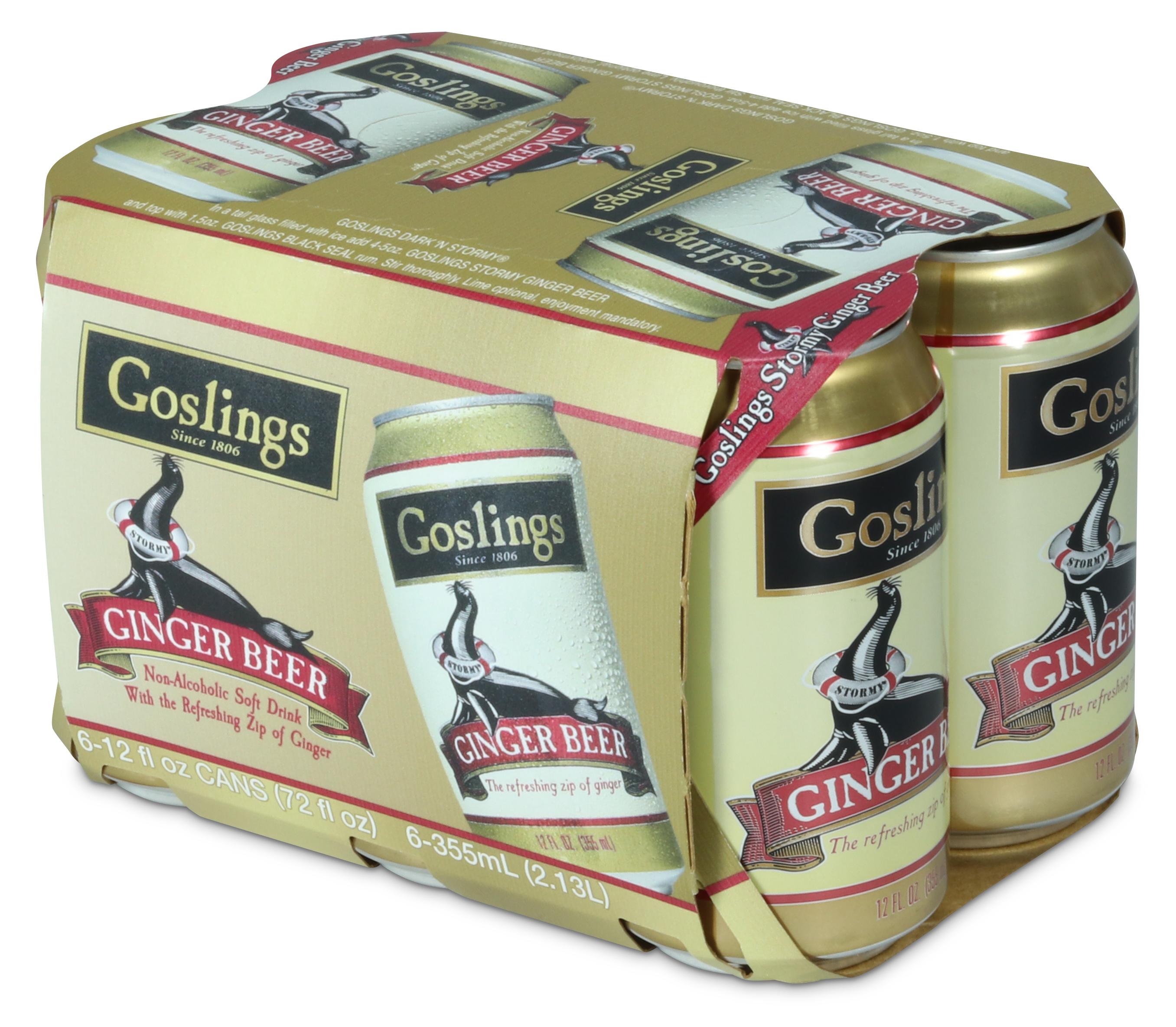 Goslings Ginger Beer 6pk cans