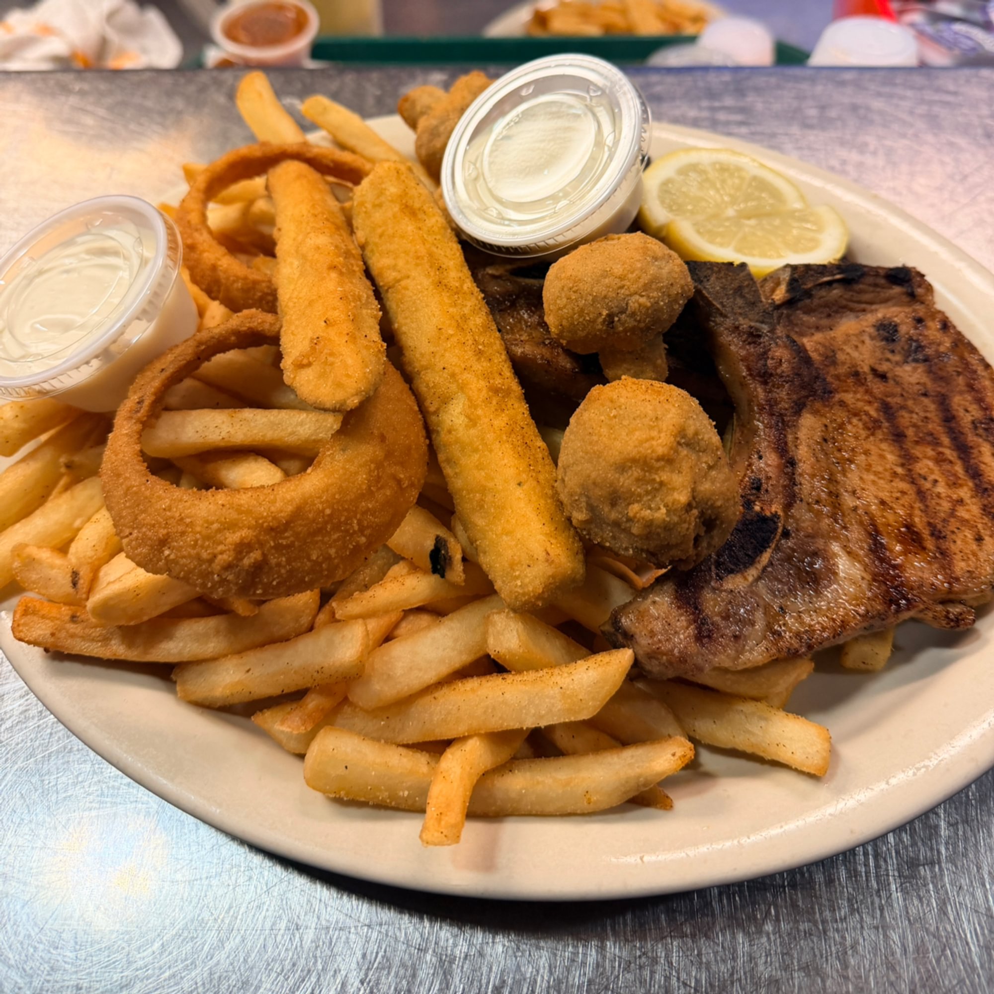 Pork Chop Dinner (2 Pcs)