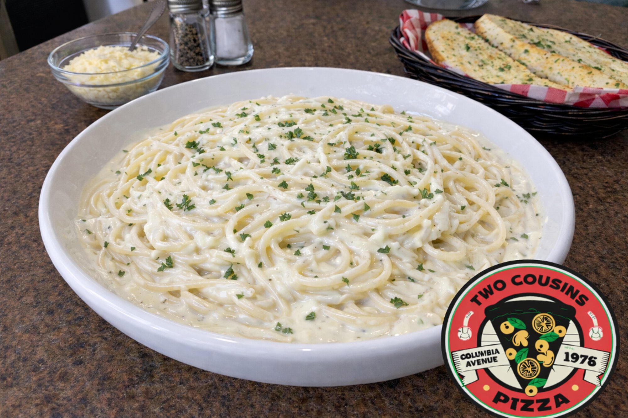 Spaghetti w Alfredo Sauce