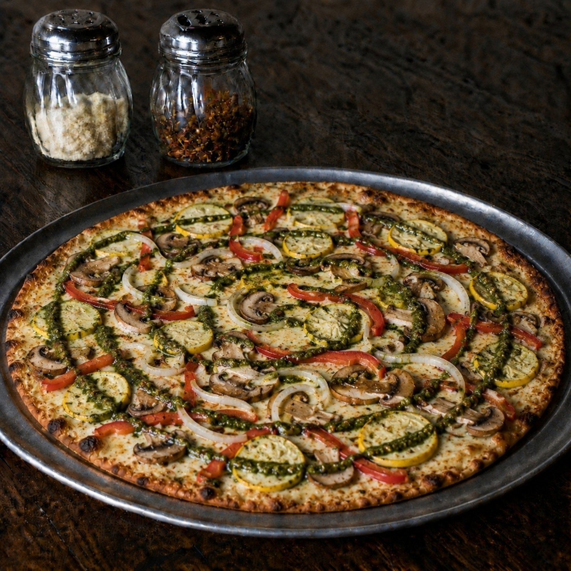 Thin Crust Veggie Monster