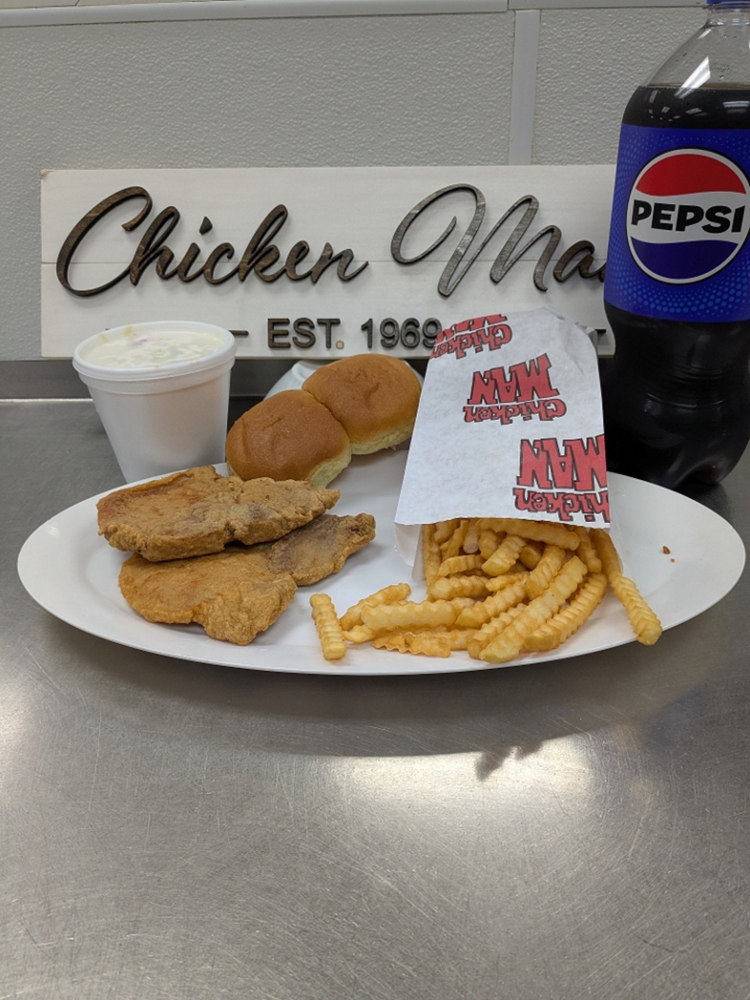 Chicken & Chops Bucket & Fries