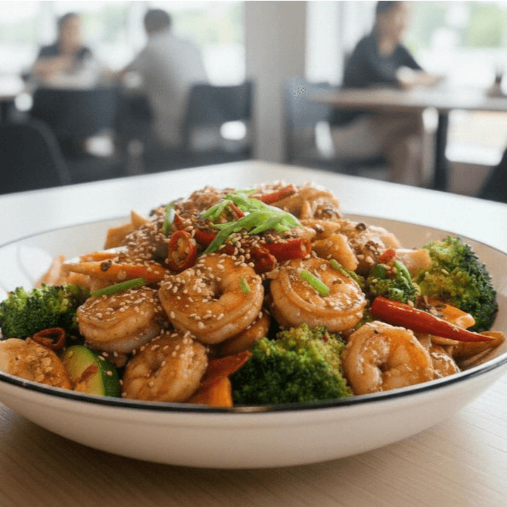 Lunch Hunan Shrimp
