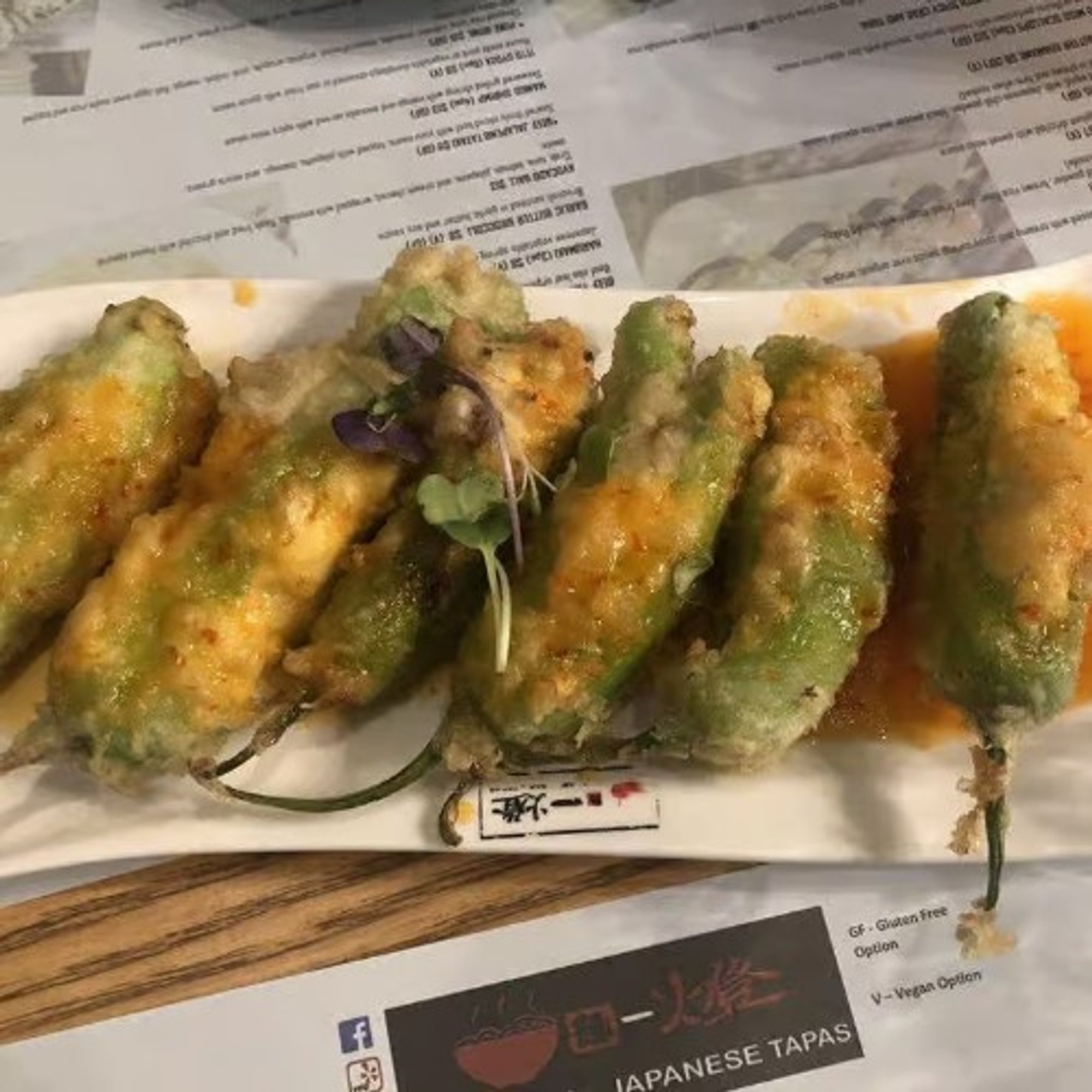 Stuffed Shishito Peppers