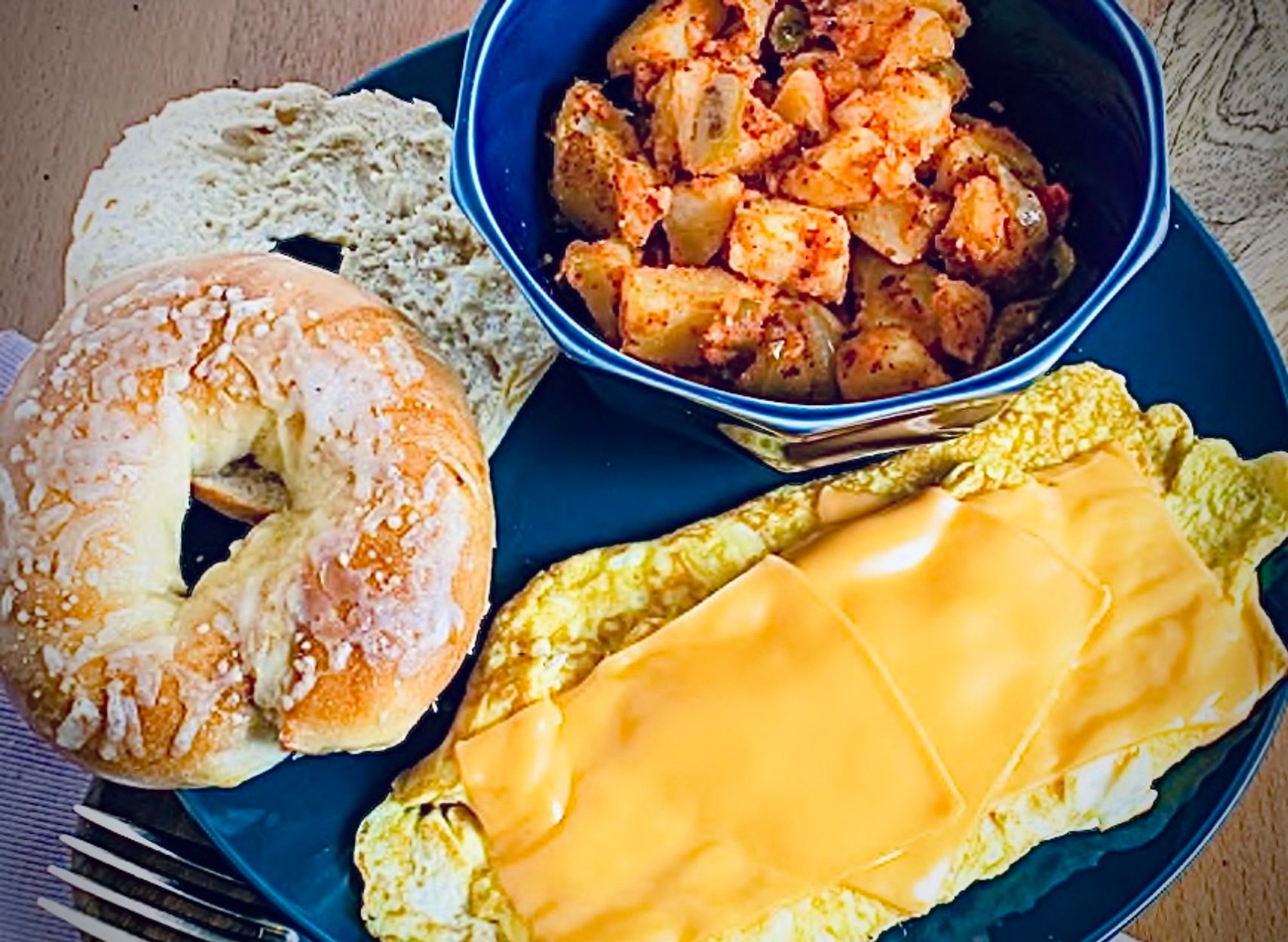 Cheese Omelette Platter
