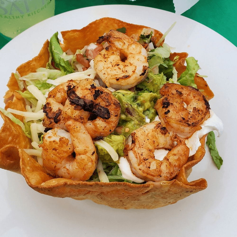 Shrimp Taco Salad
