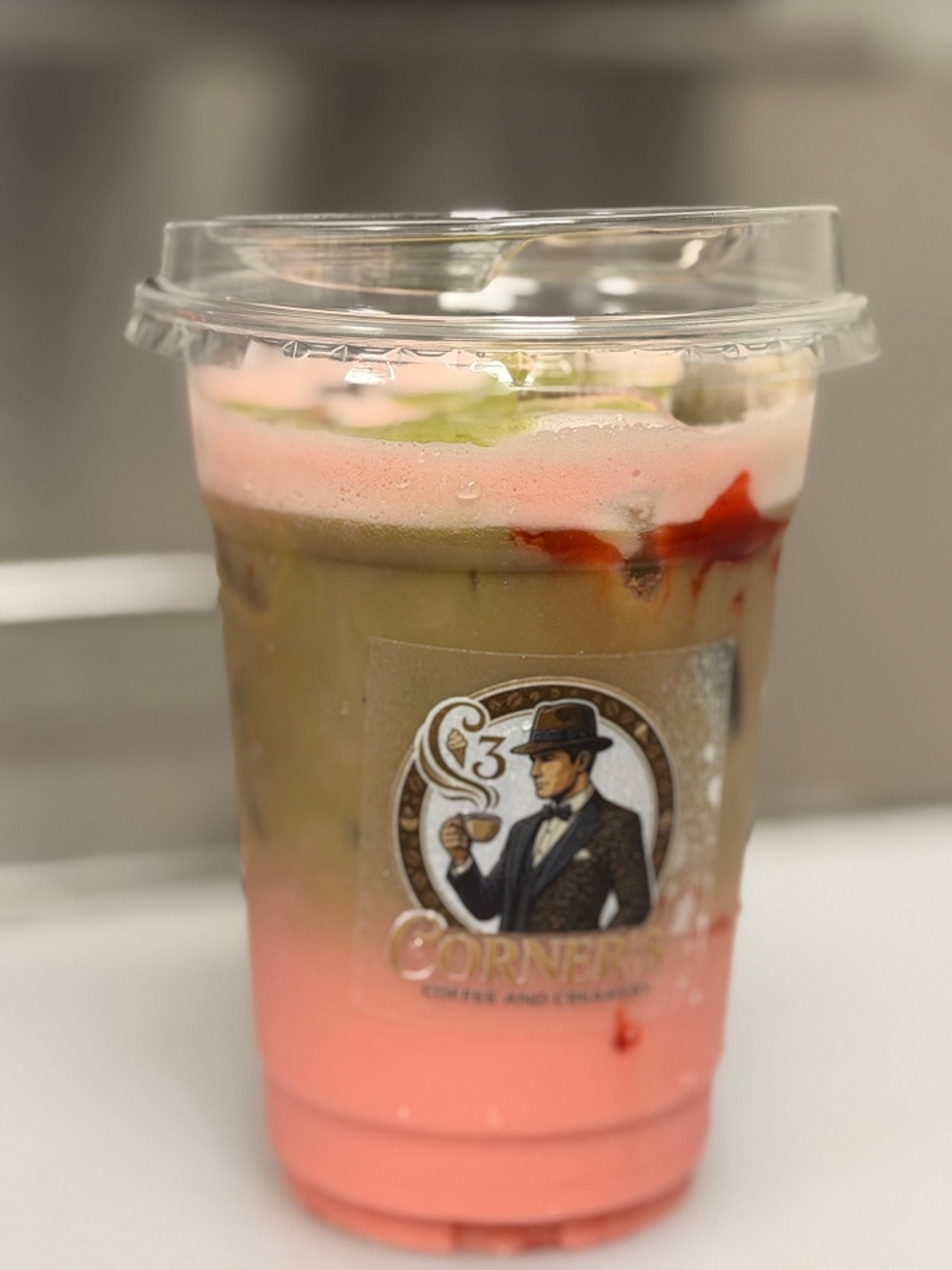 Strawberry Matcha Latte