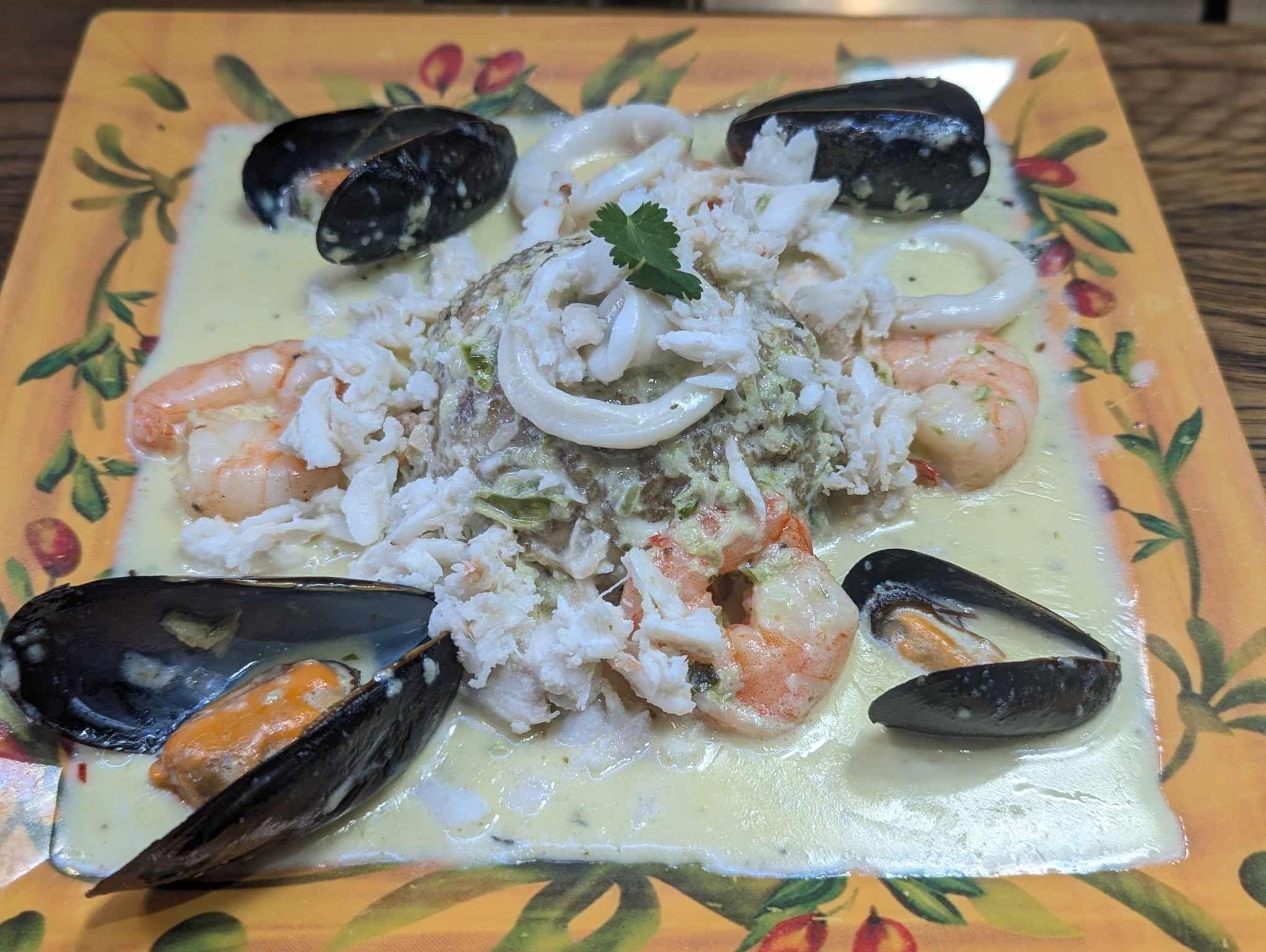 Seafood Mofongo (GF)