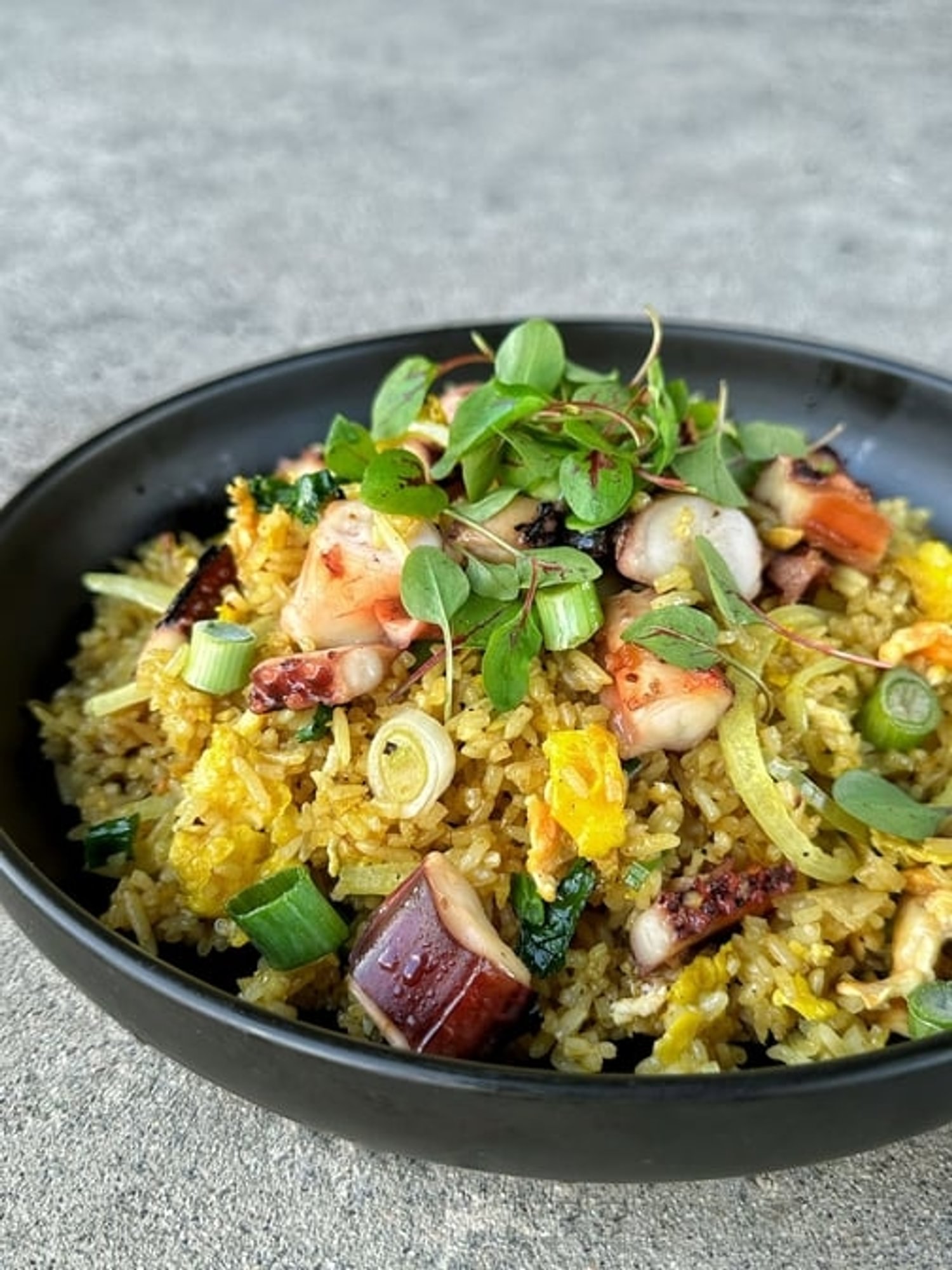 48. Original Octopus Curry Fried Rice