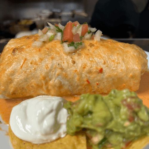 Steak Burrito Mojado Dinner