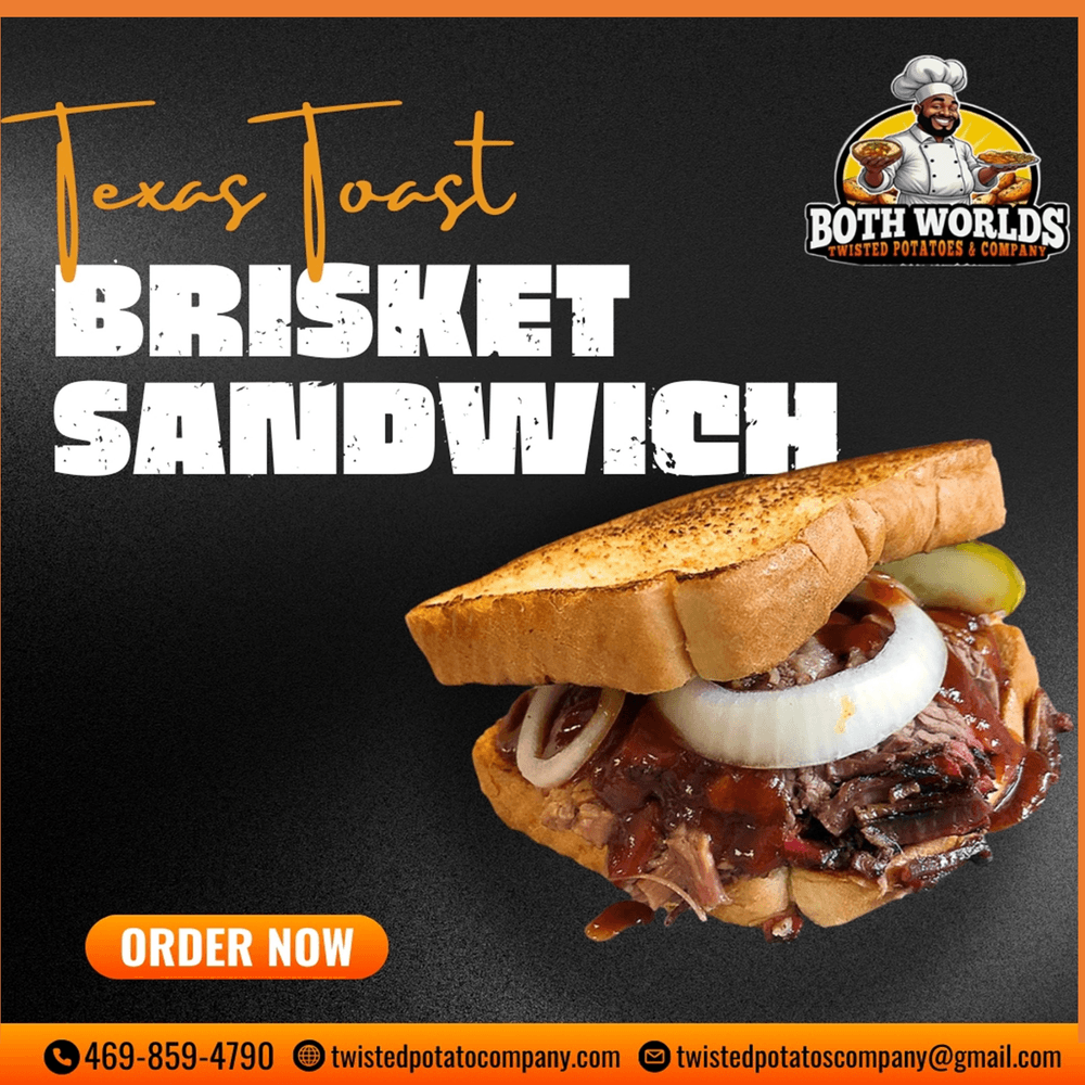 Brisket Sandwich on Texas Toasted 