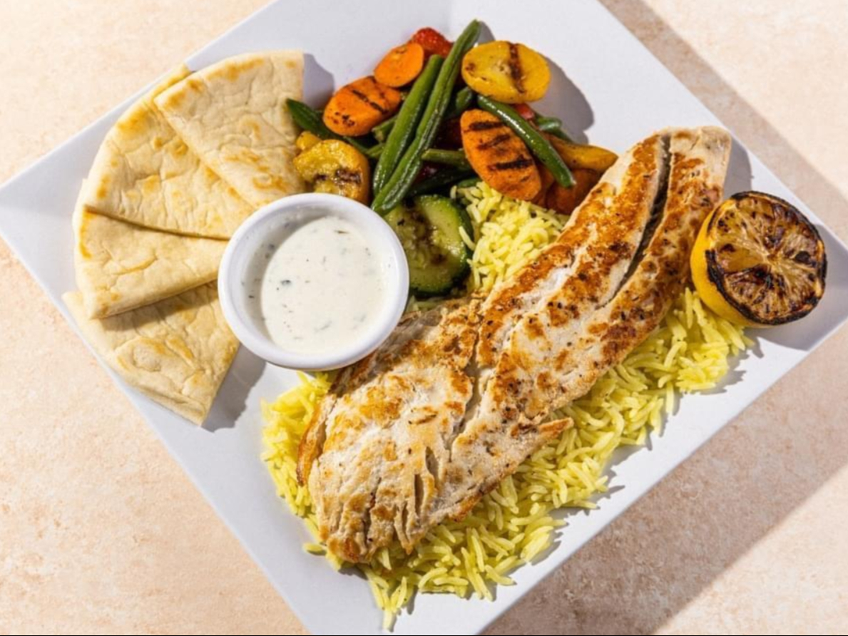 Greek Style Fish Plate
