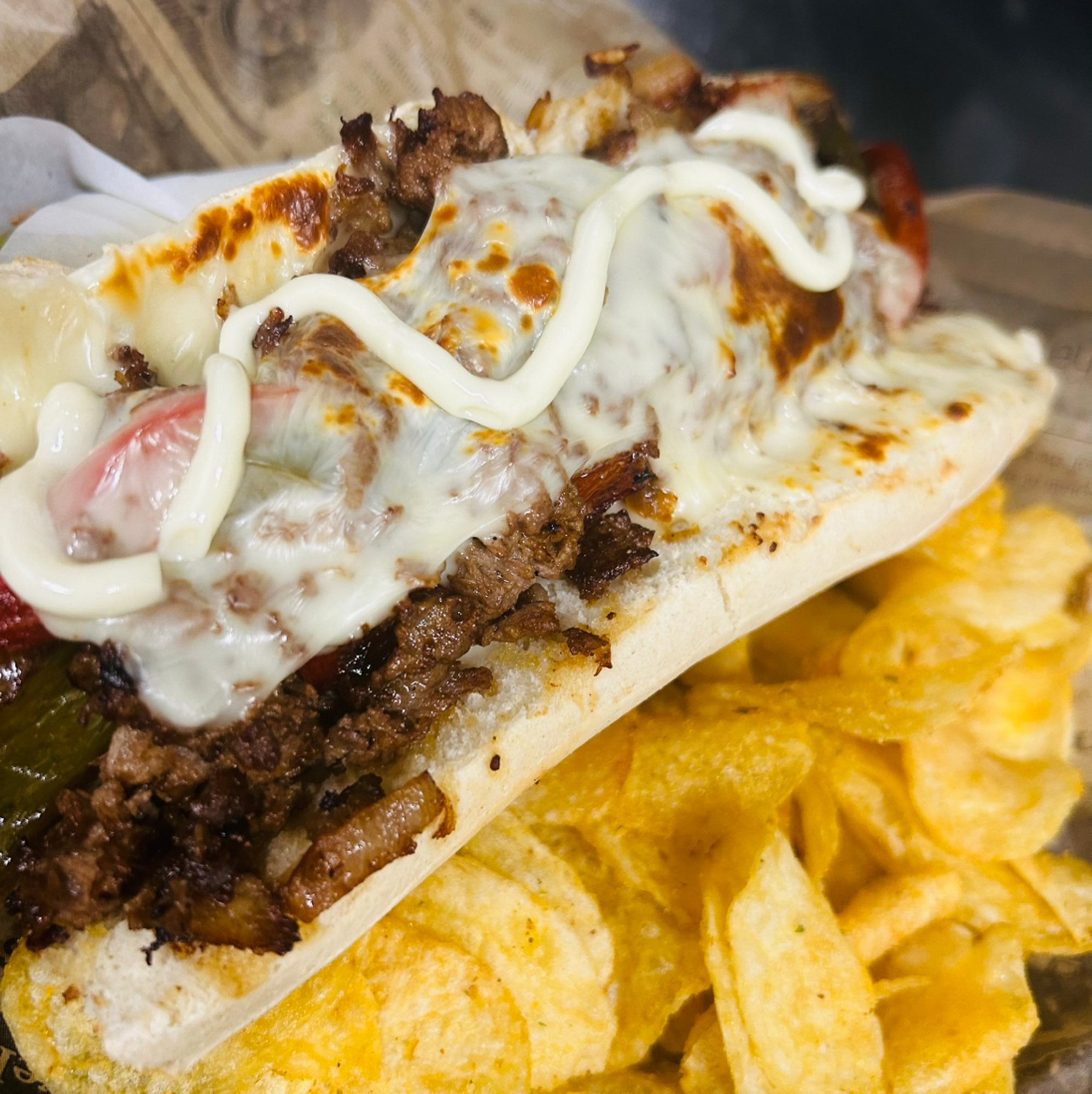 Philly Cheese Steak Sandwich