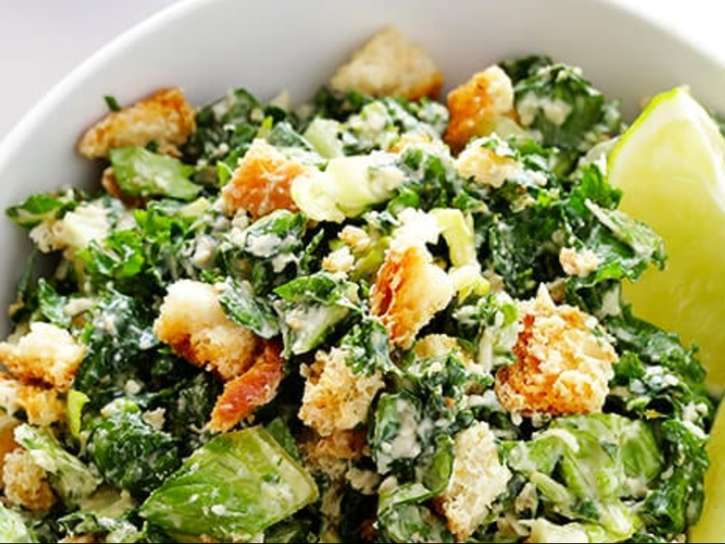 Kale Caesar! W/Chicken Cutlet