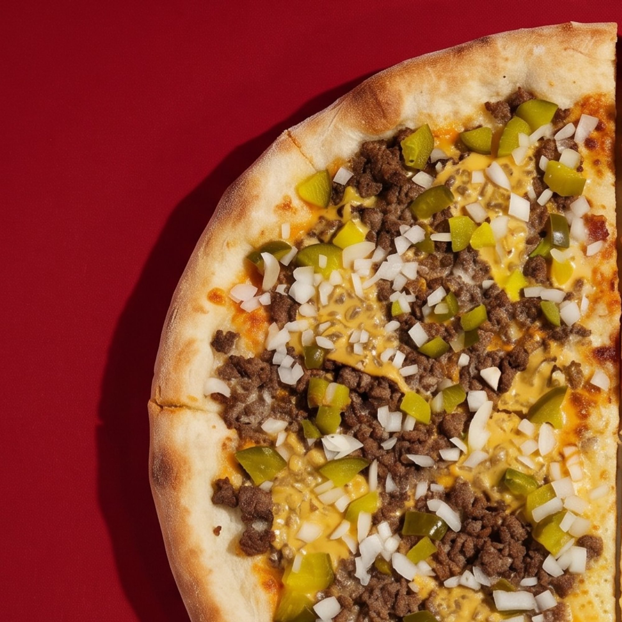 Cheeseburger Pizza