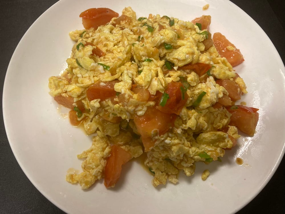 62 番茄鸡蛋/Stir-Fry Tomato Egg