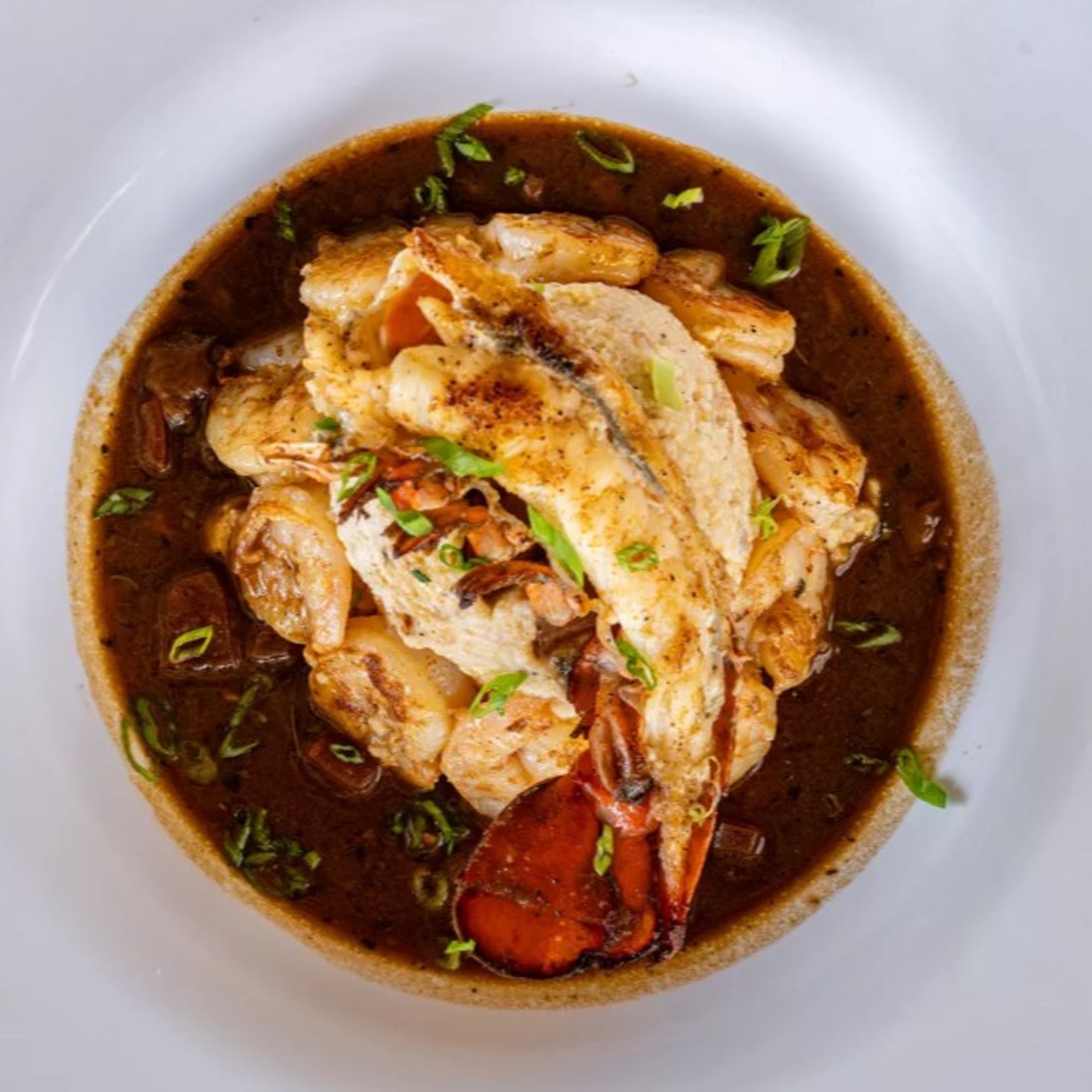 Shrimp and lobster grits