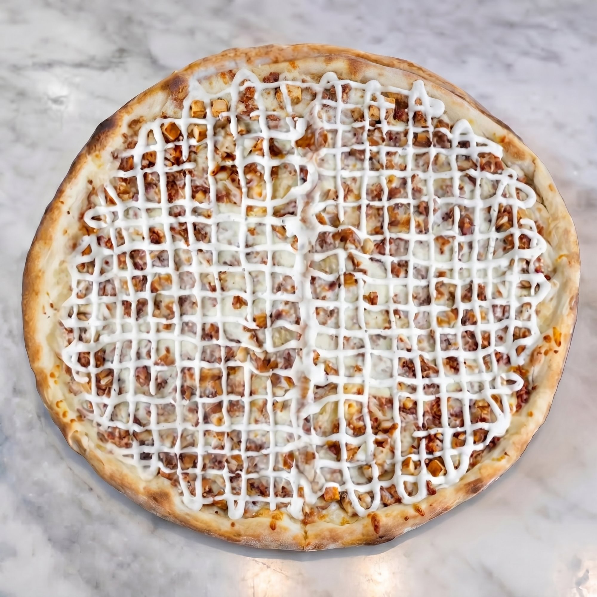 Chicken Bacon Ranch Pizza