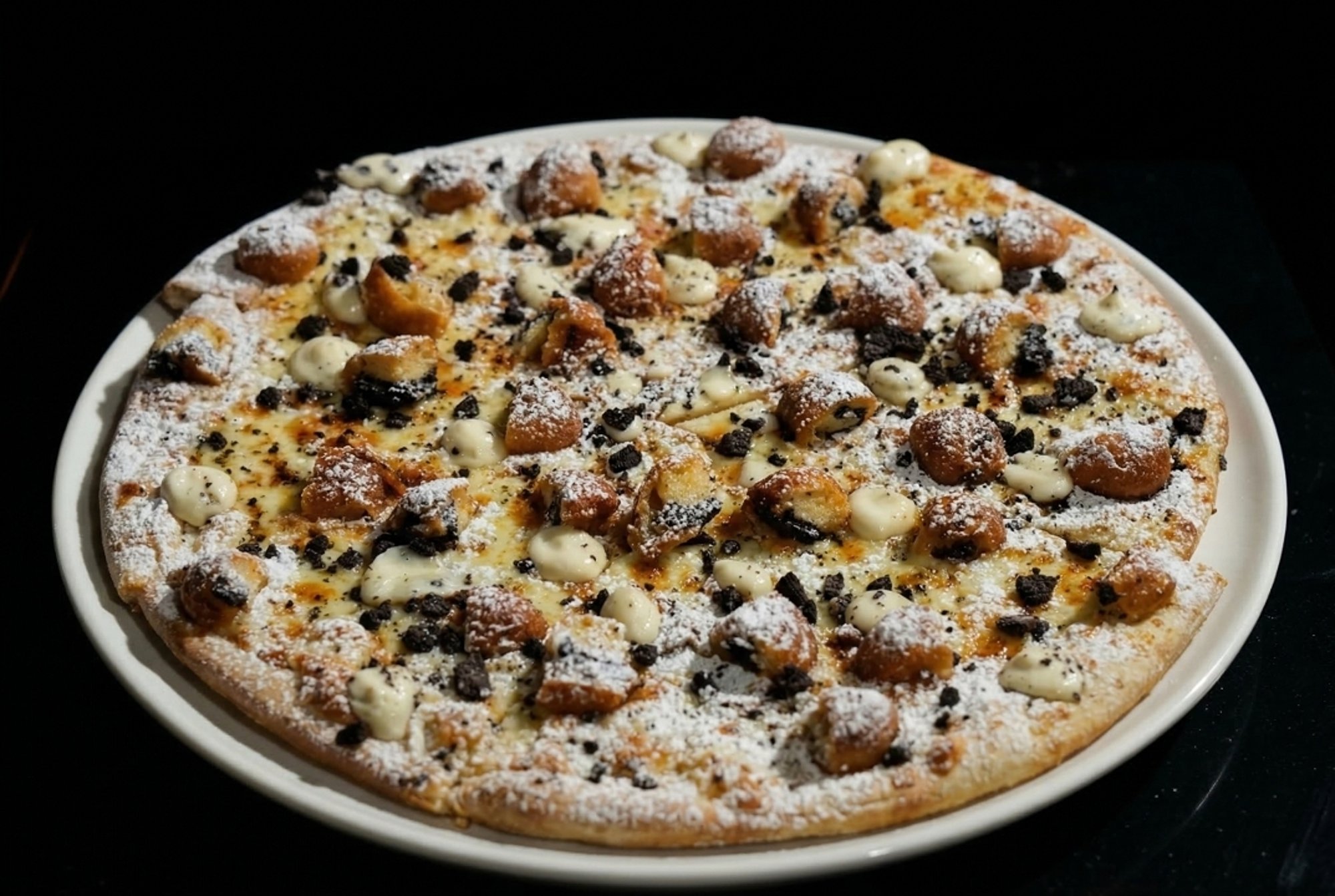 12" Small Fried Oreo Pizza