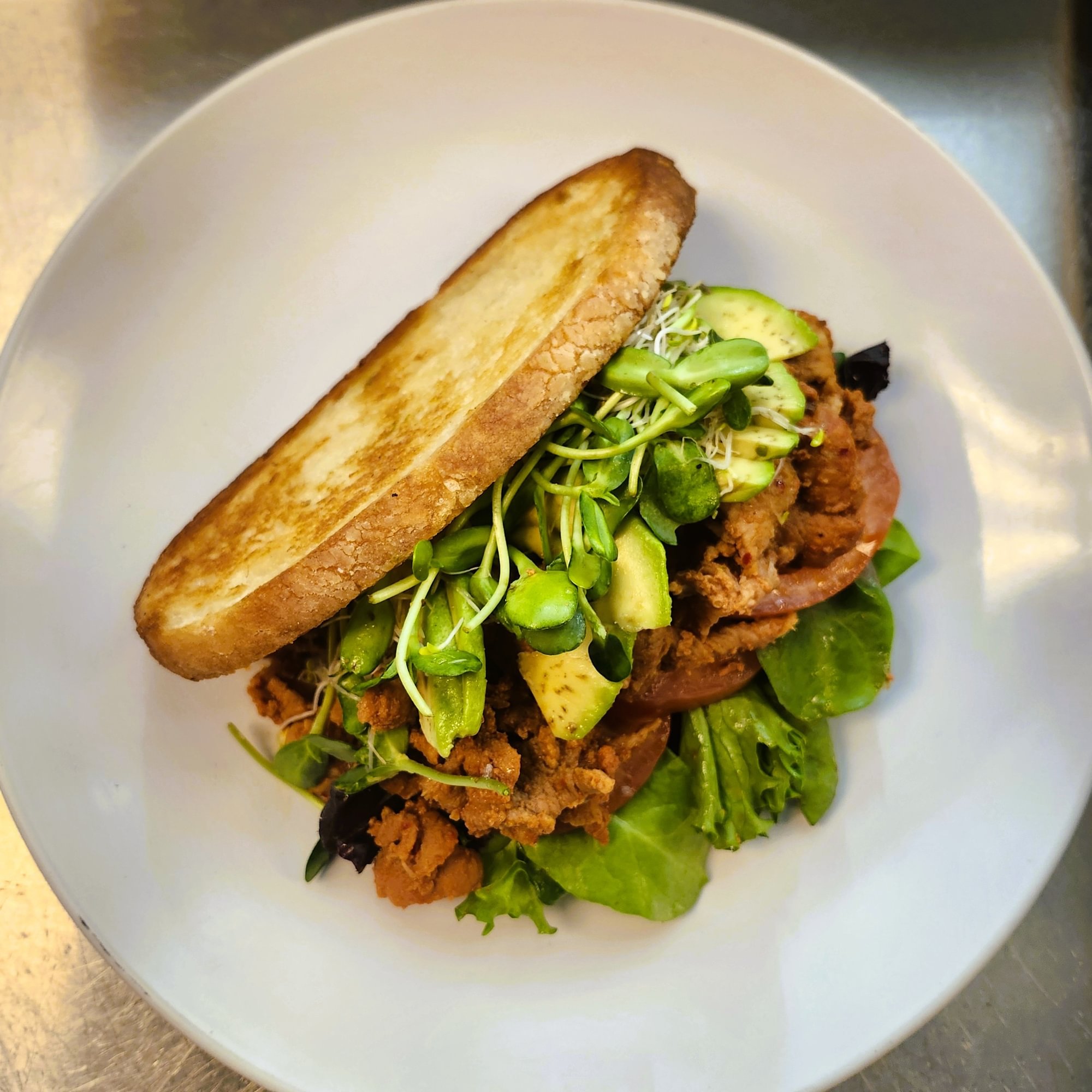 Spicy Pork Sandwich