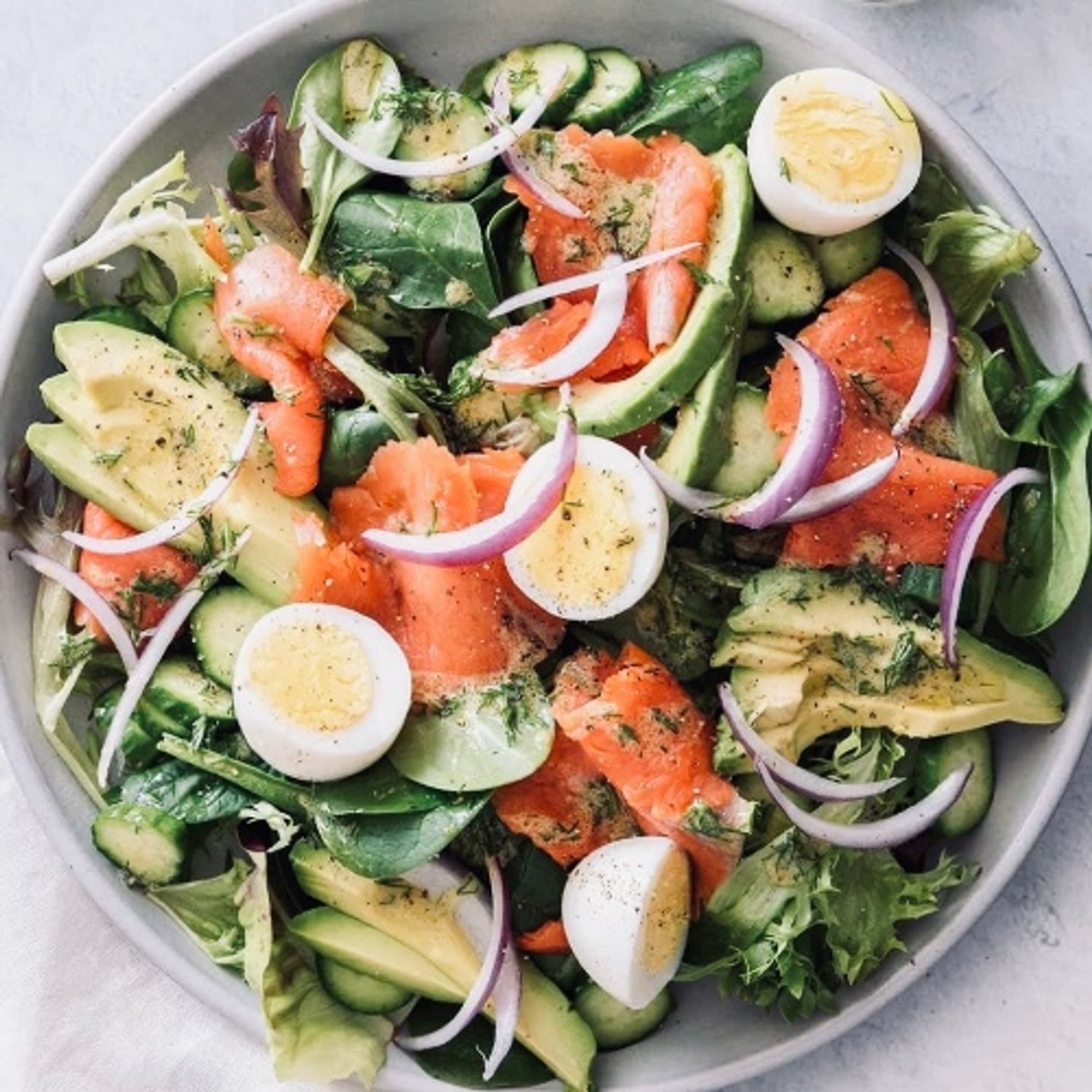 Smoked Salmon Salad