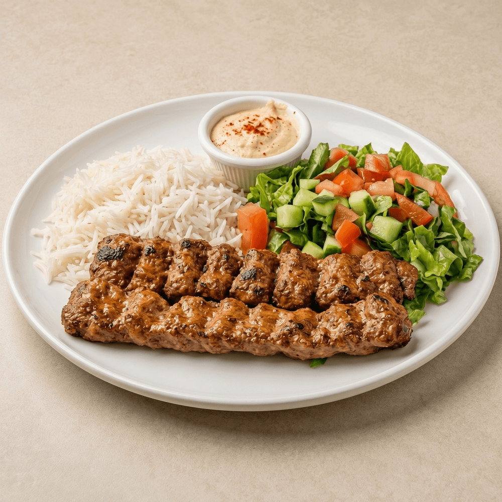 Beef Lula Kabob Plate