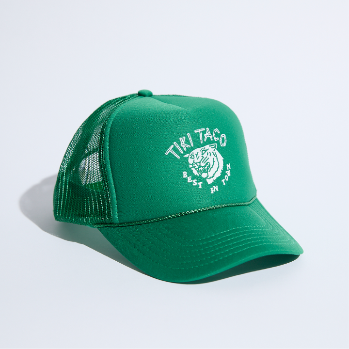 GREEN TRUCKER HAT