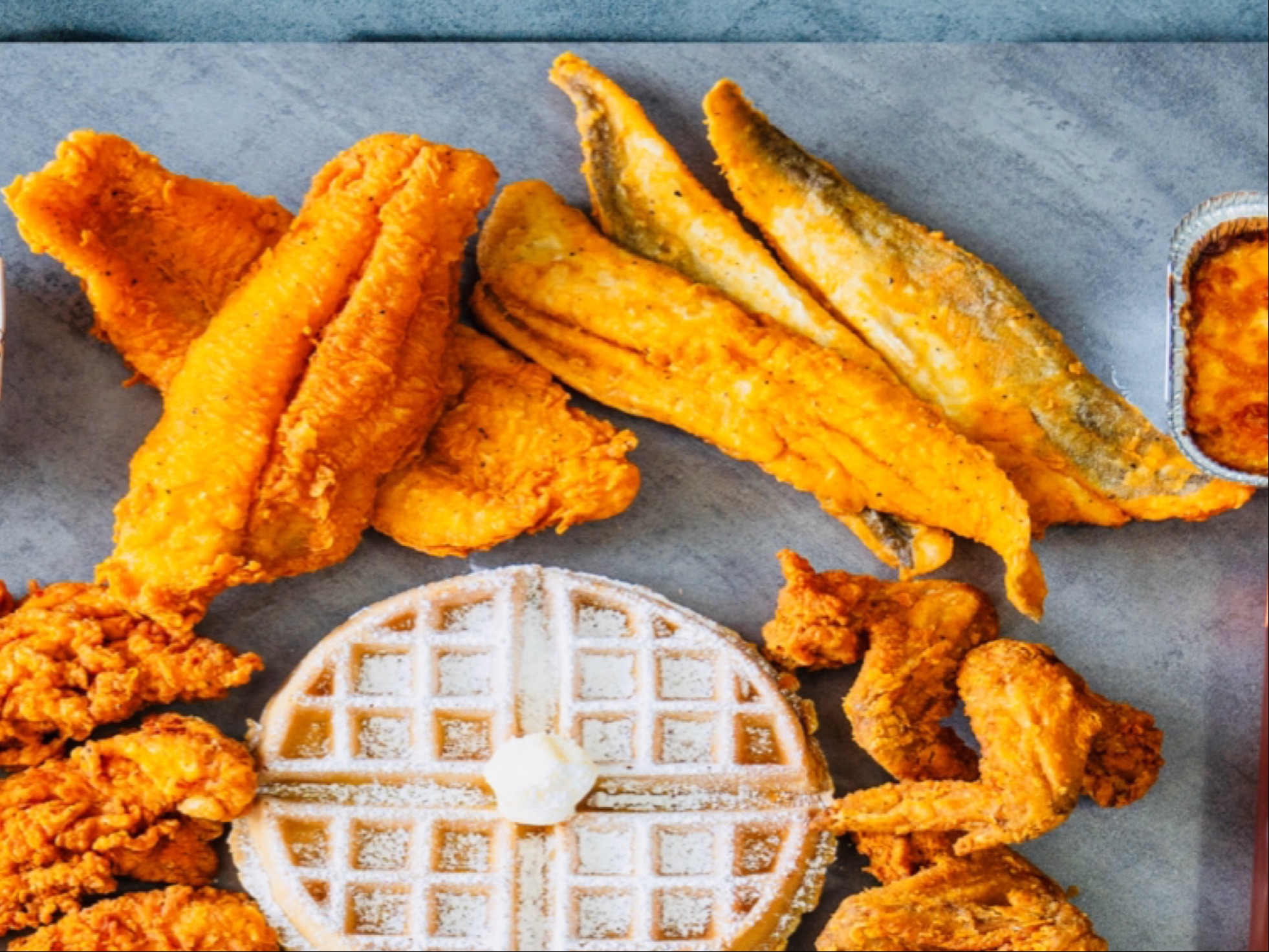 5 Whiting Fish & 1 Waffle