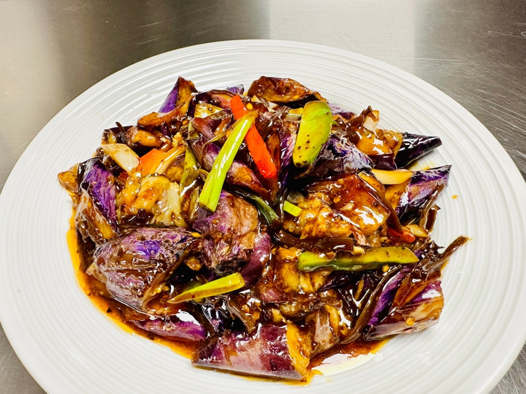 Chinese Eggplant in Garlic Sauce