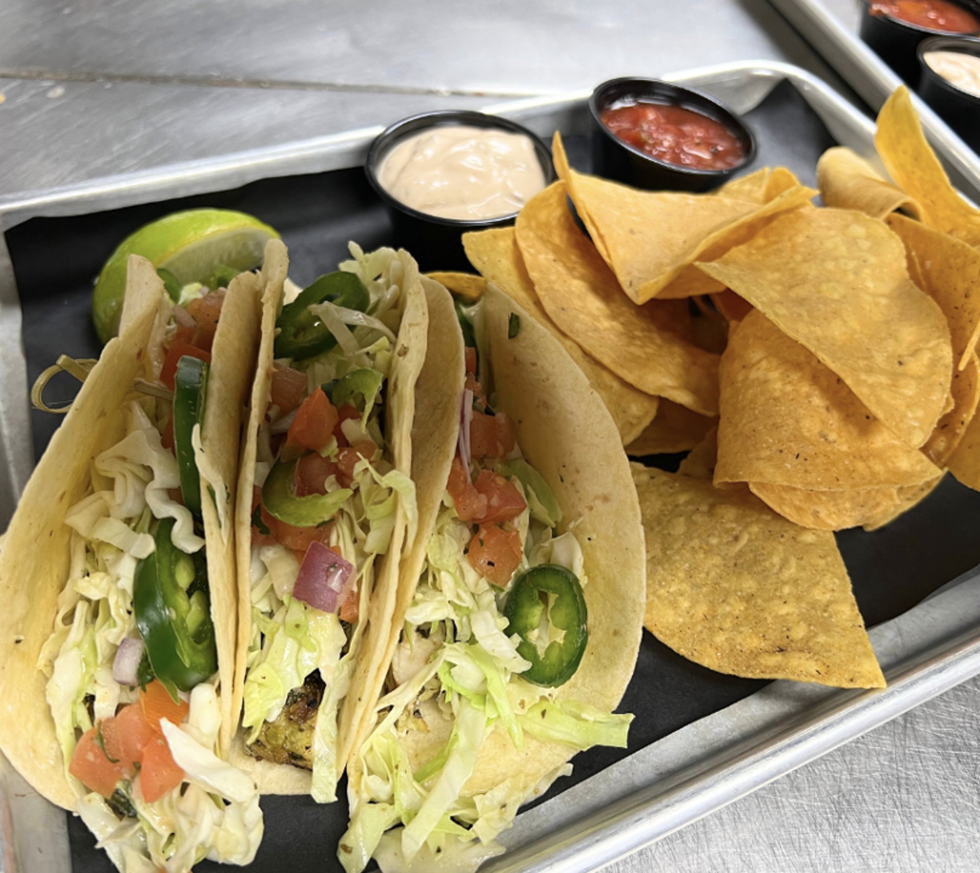 CILANTRO LIME CHICKEN TACOS